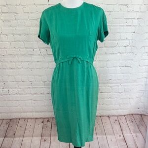True Vintage 1960s Green Wiggle Dress